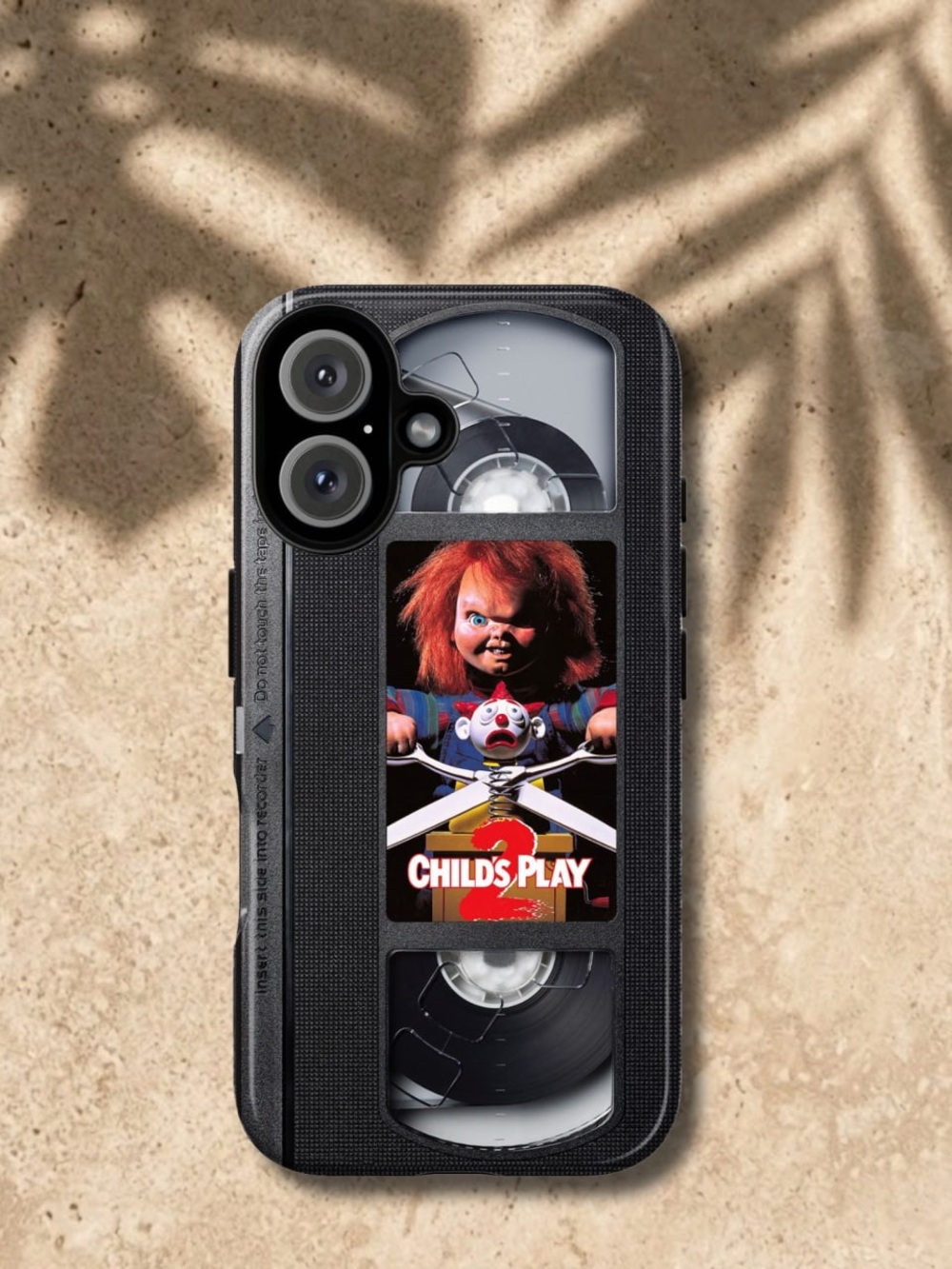 Black Retro VHS Halloween Phone Case